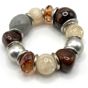 Vintage Laila Rowe Oversized Beaded Bracelet